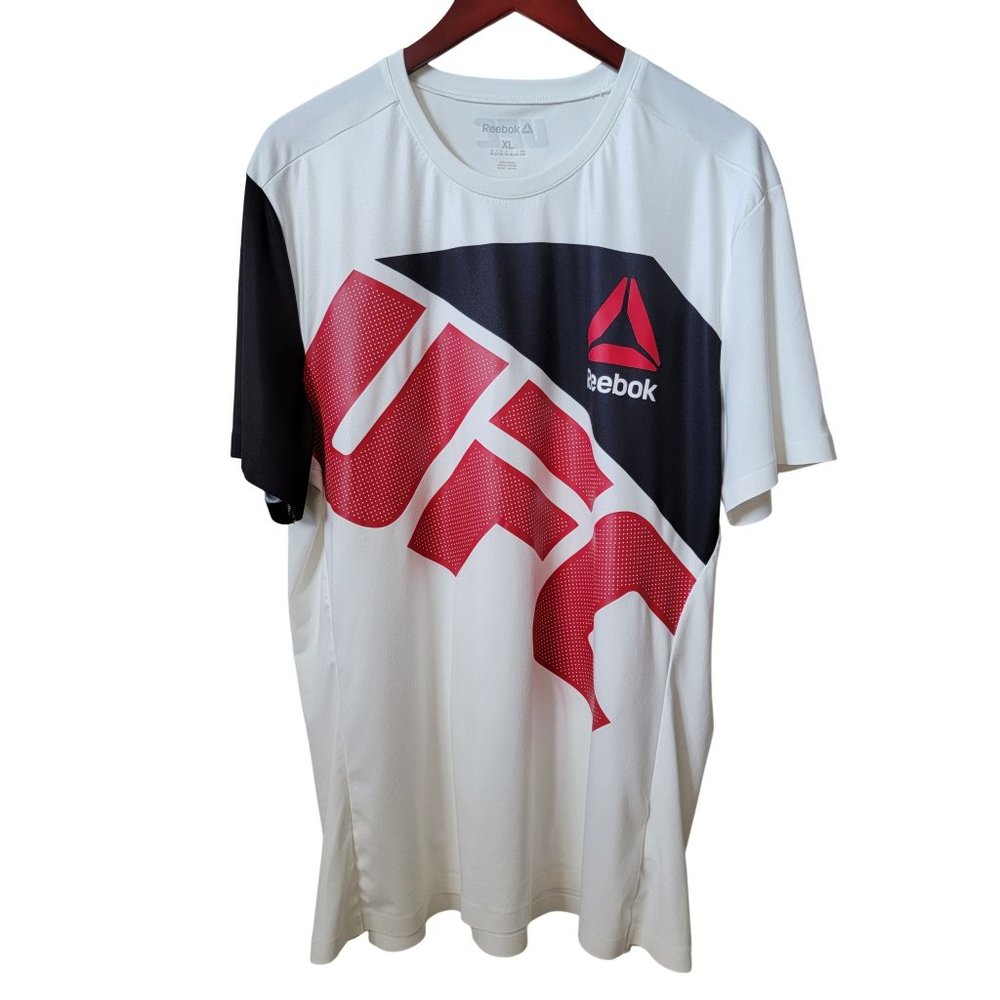 Reebok UFC Colorblock Short Sleeve Athletic Shirt